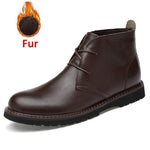 genuine leather boots - Men's Shoes