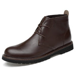 genuine leather boots - Men's Shoes