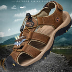 Leather Men Sandals - Men's Shoes