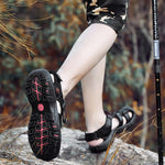 Leather Men Sandals - Men's Shoes