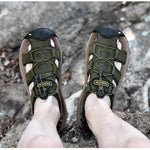 Leather Men Sandals - Men's Shoes