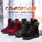 Women's Leather Snow Boots - Men's Shoes