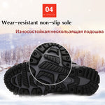 Women's Leather Snow Boots - Men's Shoes