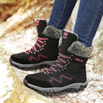 Women's Leather Snow Boots - Men's Shoes
