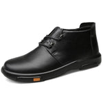 Leather Ankle Boots - Men's Shoes