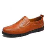 Comfortable Handmade Flats Moccasins - Men's Shoes