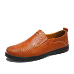 Comfortable Handmade Flats Moccasins - Men's Shoes