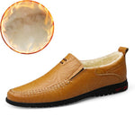 Comfortable Handmade Flats Moccasins - Men's Shoes