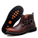 Leather  Boots - Men's Shoes