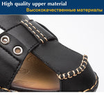 Leather Slippers - Men's Shoes