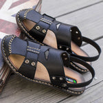 Leather Slippers - Men's Shoes