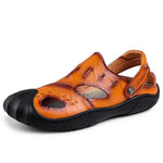 Rome Leather Sandals - Men's Shoes