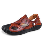 Rome Leather Sandals - Men's Shoes