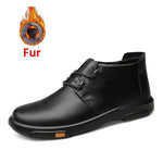 Leather Ankle Boots - Men's Shoes