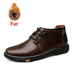 Leather Ankle Boots - Men's Shoes
