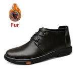 Leather Ankle Boots - Men's Shoes