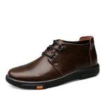 Leather Ankle Boots - Men's Shoes