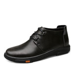 Leather Ankle Boots - Men's Shoes