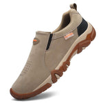 Breathable Leather Loafers - Men's Shoes