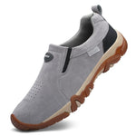 Breathable Leather Loafers - Men's Shoes