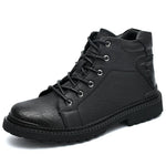 Leather Boots - Men's Shoes