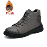 Leather Boots - Men's Shoes