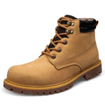 Leather Men Boots - Men's Shoes