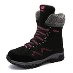 Women's Leather Snow Boots - Men's Shoes
