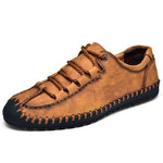 Leather Handmade Loafers - Men's Shoes