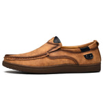 Leather Handmade Loafers - Men's Shoes