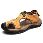Leather Men Sandals - Men's Shoes