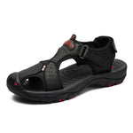 Leather Men Sandals - Men's Shoes