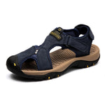 Leather Men Sandals - Men's Shoes