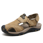 Leather Men Sandals - Men's Shoes