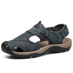 Leather Men Sandals - Men's Shoes
