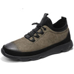 Leather Sneakers - Men's Shoes