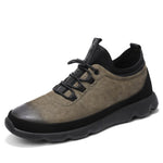 Leather Sneakers - Men's Shoes