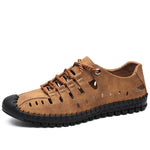 Summer  Leather Sandals - Men's Shoes