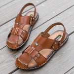 Leather Slippers - Men's Shoes