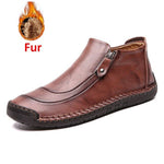 Leather  Ankle Boots - Men's Shoes