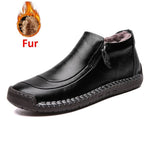 Leather  Ankle Boots - Men's Shoes